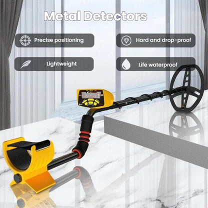 Goint MD6350 Handheld Underground Metal Detector Outdoor Archaeology Waterproof Treasure Hunting Detector(Without Battery)