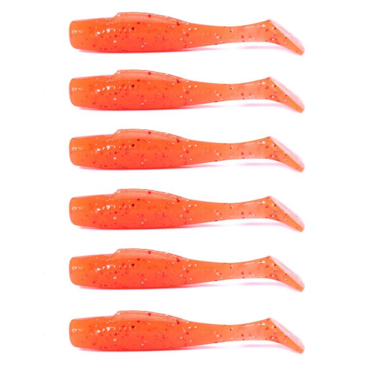 HENGJIA 6pcs / Box Outdoor Fishing Floating Soft Bait 8cm-5g Bionic False Lure, Style: 3#