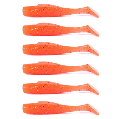 HENGJIA 6pcs / Box Outdoor Fishing Floating Soft Bait 8cm-5g Bionic False Lure, Style: 3#