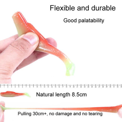 HENGJIA 6pcs / Box Outdoor Fishing Floating Soft Bait 8cm-5g Bionic False Lure, Style: 6#