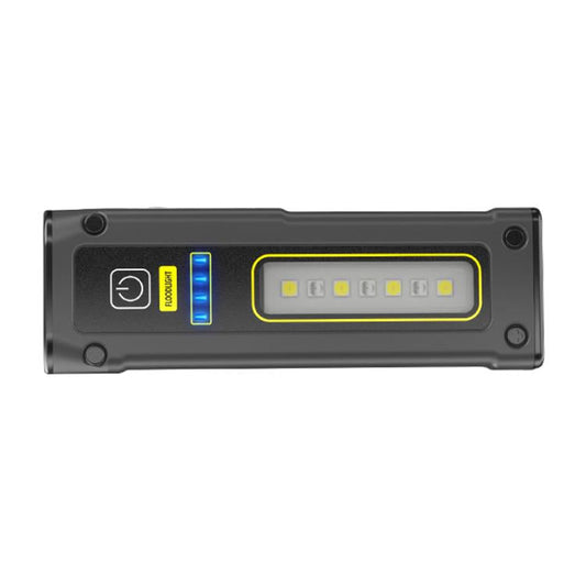 E-SMARTER STD01 COB Work Light With Power Display Outdoor Emergency Repair Light With Magnet LED Mini Flashlight(Gray)
