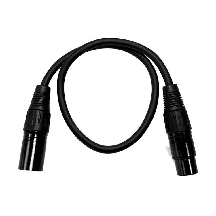 VEGGIEG Male to Female Microphone Stereo Microphone Cable Amplifier XLR Balanced Copper Cannon Audio Cable, Length: 3m(Black)