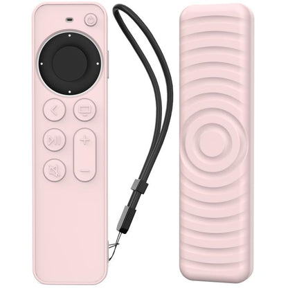 For Apple TV Siri Remote 2 / 3 AhaStyle PT167 Remote Control Silicone Protective Case(Pink)