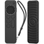 For Apple TV Siri Remote 2 / 3 AhaStyle PT167 Remote Control Silicone Protective Case(Black)