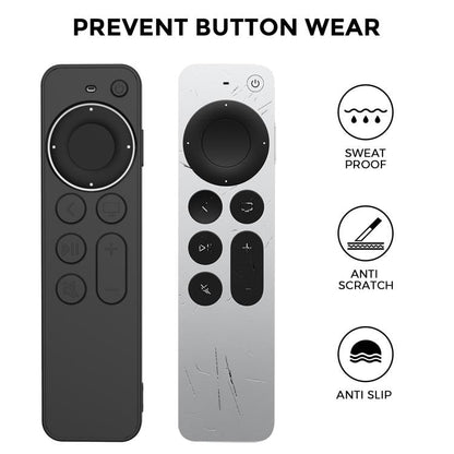 For Apple TV Siri Remote 2 / 3 AhaStyle PT167 Remote Control Silicone Protective Case(Blue)