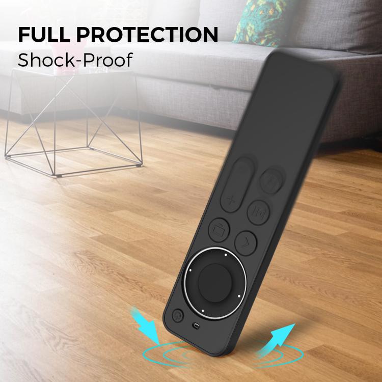 For Apple TV Siri Remote 2 / 3 AhaStyle PT167 Remote Control Silicone Protective Case(Blue)