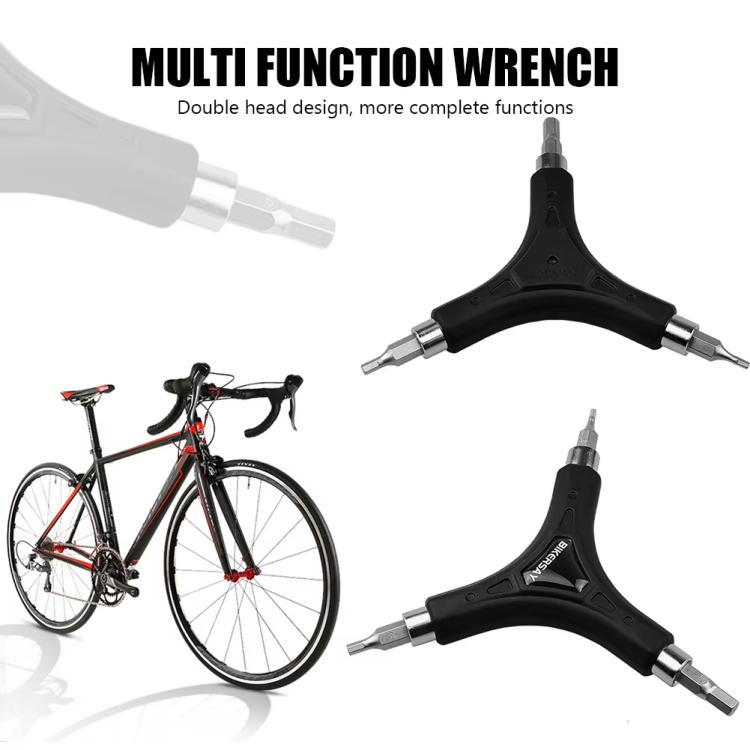 Clé hexagonale triangulaire multifonction BIKERSAY pour vélo (BT060)