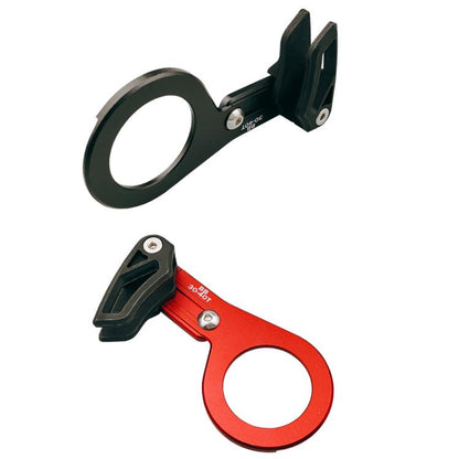 Bicycle Front Derailleur Single-Plate Positive Negative Tooth Chain Guide, Color: ISG03 Model Black