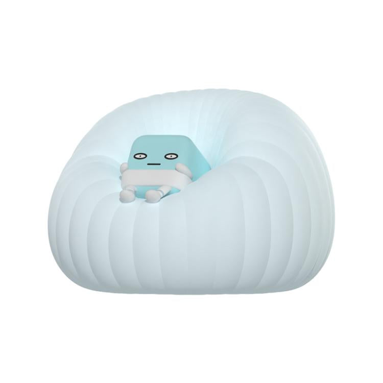 ICARER FAMILY  IF-YD01 Cartoon Silicone Night Light Bedroom Bedside Lamp Baby Feeding Lamp(Blue)