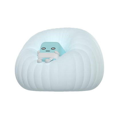 ICARER FAMILY  IF-YD01 Cartoon Silicone Night Light Bedroom Bedside Lamp Baby Feeding Lamp(Blue)
