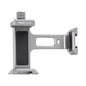 XILETU XJ-T8 Pince de support de téléphone en métal avec griffe froide, trou de vis 1/4 pouce et base compatible Arca-Swiss (gris)