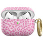Pour AirPods Pro 2 / Pro Coque de protection en TPU avec imprimé léopard AhaStyle (rose)