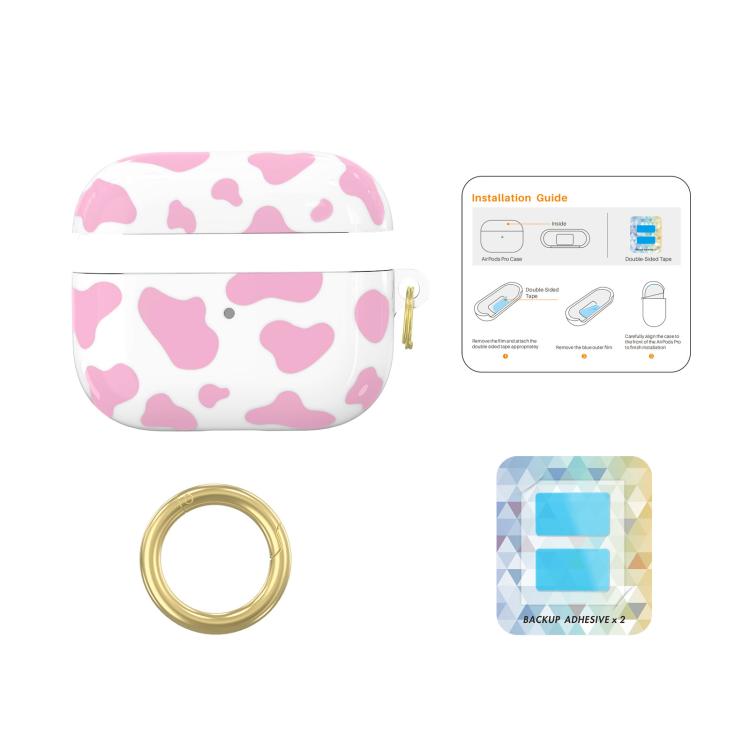 Pour AirPods Pro 2 / Pro Étui de protection antichute en TPU AhaStyle (Rose)