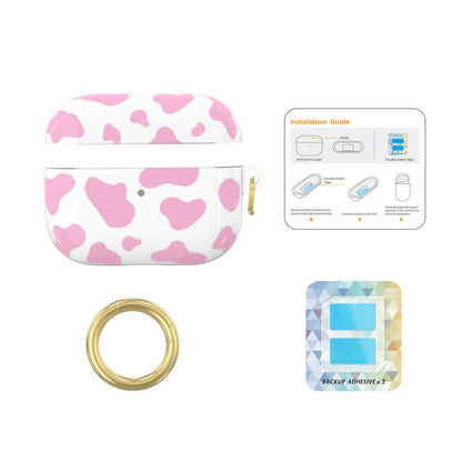 Pour AirPods Pro 2 / Pro Étui de protection antichute en TPU AhaStyle (Rose)
