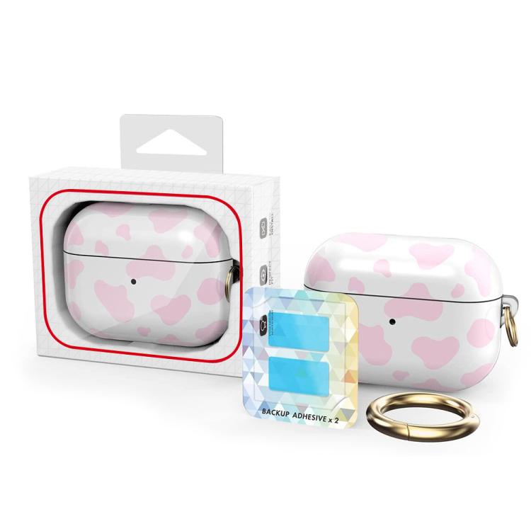 Pour AirPods Pro 2 / Pro Étui de protection antichute en TPU AhaStyle (Rose)