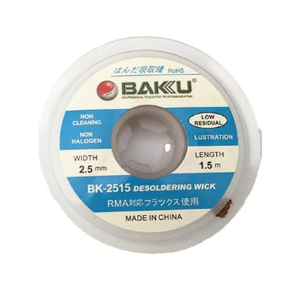 BAKU BK-2515 Solder Wick Remover Desoldering Braid for Electronics Repair