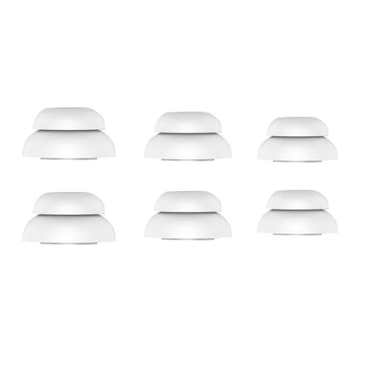Pour AirPods Pro / Pro 2 Embouts en silicone AhaStyle PT99-2 pour écouteurs, Taille : S+M+L (Blanc)