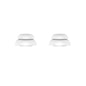 For AirPods Pro / Pro 2 AhaStyle PT99-2 Earphone Silicone Earbuds, Size: L(White)