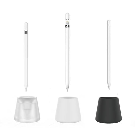 For Apple Pencil USB-C / 2 / 1 AhaStyle BD02 Silicone Base Pen Holder(Light Blue)