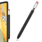 For Apple Pencil USB-C AhaStyle PT180-3 Silicone Pen Case(Black Pink Transparent Cap)