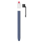 For Apple Pencil USB-C AhaStyle PT180-K Stylus Retro Anti-slip Protection Case(Dark Blue)