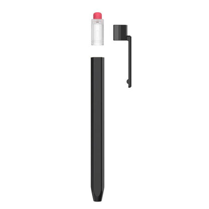 For Apple Pencil 1 AhaStyle PT180-K Stylus Retro Anti-slip Protection Case(Black)