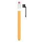 For Apple Pencil 2 AhaStyle PT180-K Stylus Retro Anti-slip Protection Case(Yellow)
