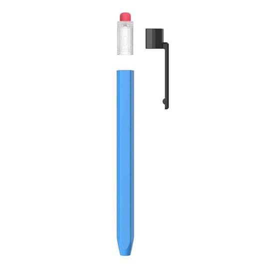 For Apple Pencil 2 AhaStyle PT180-K Stylus Retro Anti-slip Protection Case(Blue)