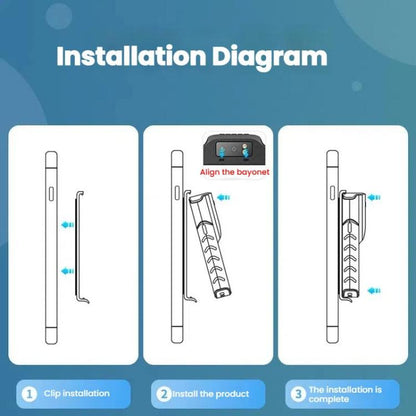 NETUM E800 2D QR Barcode Cell Phone Back Clip Portable Wireless Bluetooth Scanner
