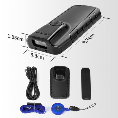 NETUM E800 2D QR Barcode Cell Phone Back Clip Portable Wireless Bluetooth Scanner