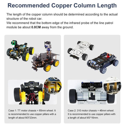 Yahboom 4 Channel Infrared Tracking Sensor Module For Smart Car Robot, Spec: Module+DuPont Cable