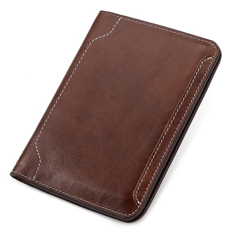 HUMERPAUL BP734 Leather Passport Document Holder(Brown)