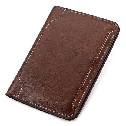 HUMERPAUL BP734 Leather Passport Document Holder(Brown)