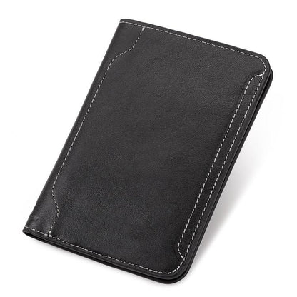 HUMERPAUL BP734 Leather Passport Document Holder(Black)