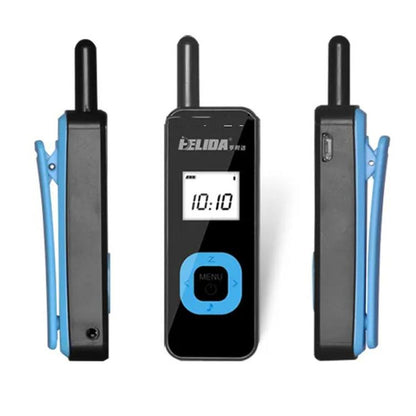 HELIDA T-M1 Mini Portable Rechargeable Two-Way Radio 22 Channels Compact Walkie Talkie EU Plug White