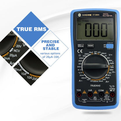 SUNSHINE DT-890N High-precision Digital Multimeter Portable Repair Meter With Burn Protection