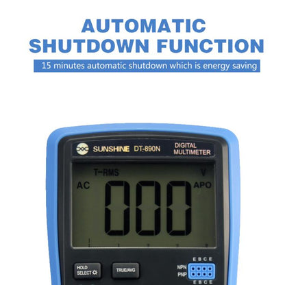 SUNSHINE DT-890N High-precision Digital Multimeter Portable Repair Meter With Burn Protection