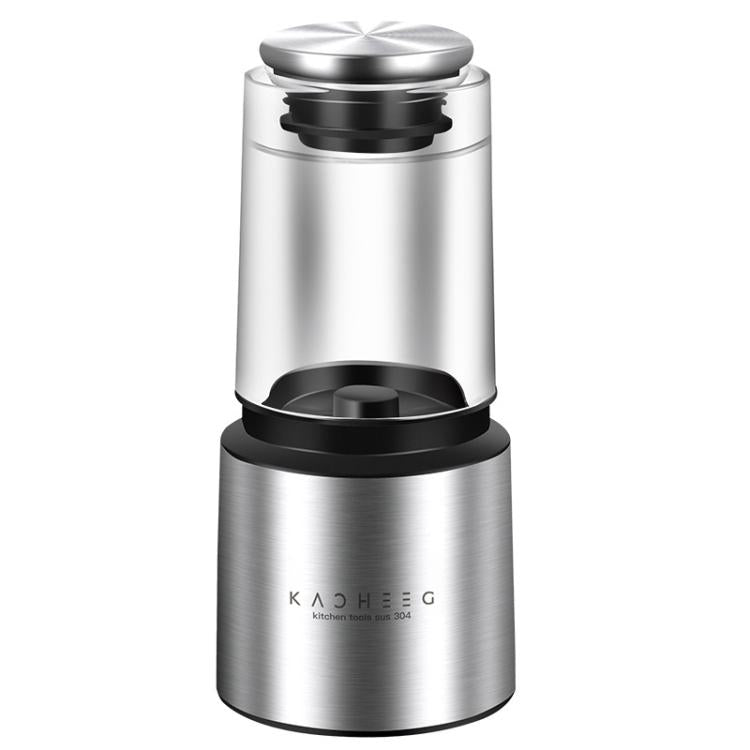 Kacheeg 70ml Transparent Pepper Grinder with Adjustable Coarse to Fine Ceramic Blades 11 x 4.9 x 4cm