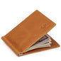 HUMERPAUL BP827 Simple Leather Wallet Lightweight Men Card Holder(Light Brown)