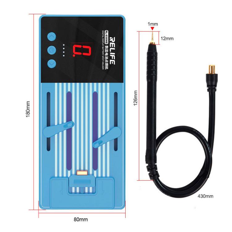 RELIFE RL-936WE Digital Display Battery Spot Welder Small Portable Repair Lithium Battery Spot Welder