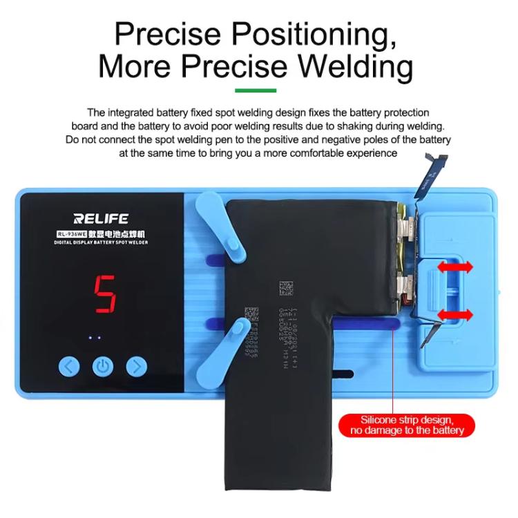 RELIFE RL-936WE Digital Display Battery Spot Welder Small Portable Repair Lithium Battery Spot Welder