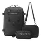 Sac à dos pour homme 3-en-1 détachable Tigernu T-B9836, sacoche convertible pour ordinateur portable, pour le sport et les trajets quotidiens (noir)