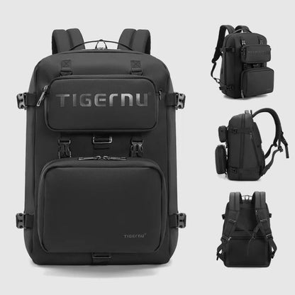 Sac à dos pour homme 3-en-1 détachable Tigernu T-B9836, sacoche convertible pour ordinateur portable, pour le sport et les trajets quotidiens (noir)