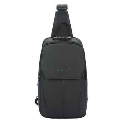 Tigernu Men Large Capacity Chest Bag Anti-Theft Crossbody Shoulder Bag with TSA007 Approved Lock(Black)