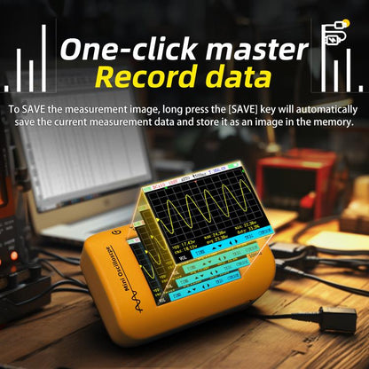 BSIDE OT4 Miniature Oscilloscope Signal Generator Rechargeable Handheld Color Screen 50MHz Oscilloscope
