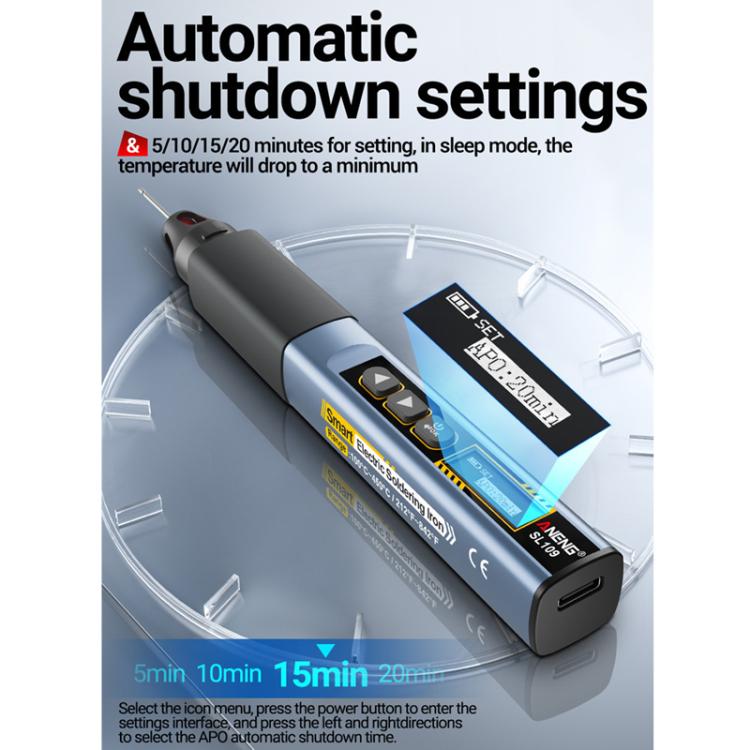 ANENG Portable Internal Heating Soldering Iron With Digital Multimeter(Navy)