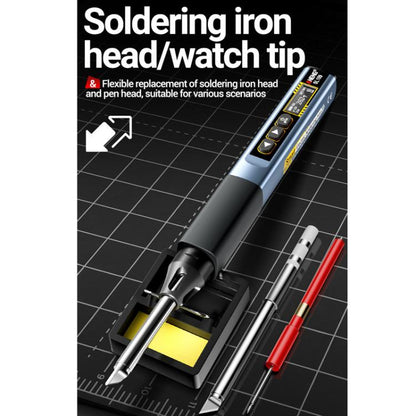 ANENG Portable Internal Heating Soldering Iron With Digital Multimeter(Navy)