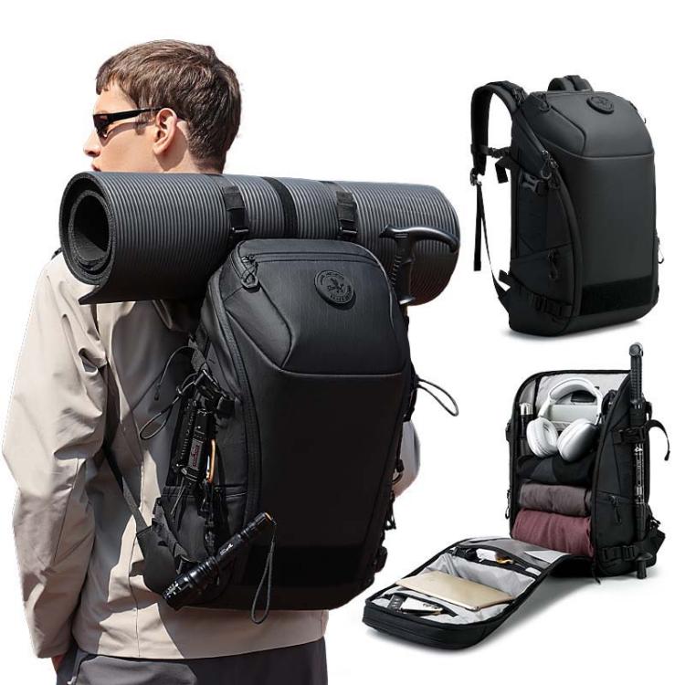 BANGE FW-226 Sac à Dos Grande Capacité pour Hommes Sac de Sport (Noir)