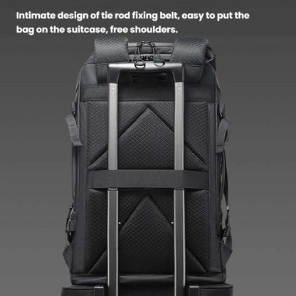 BANGE FW-226 Sac à Dos Grande Capacité pour Hommes Sac de Sport (Noir)