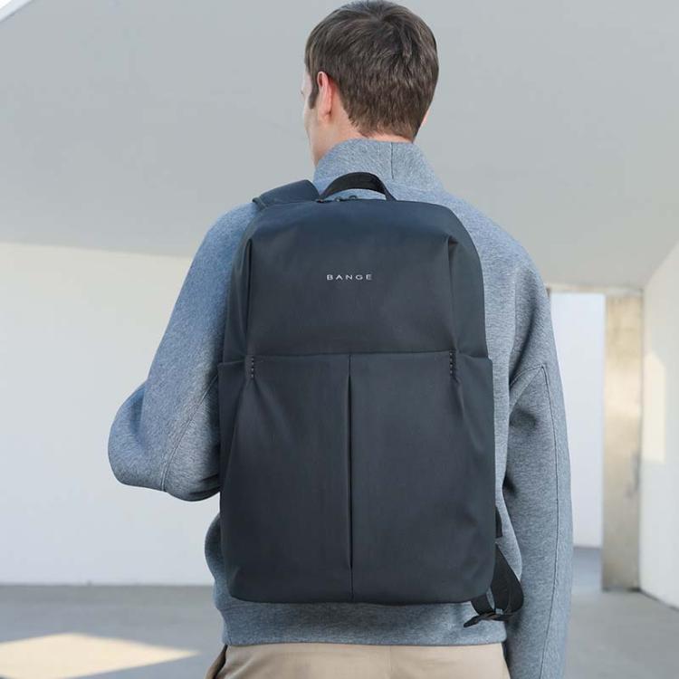 BANGE BG-3078 Business Commuting Large Capacity Backpack Computer Pack(Black)